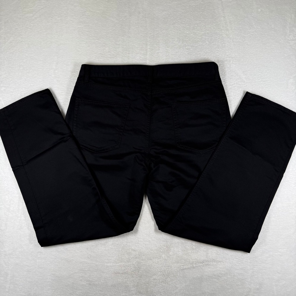 Quince Black Comfort Stretch Traveler 5-Pocket Pants 34x30 LB22434-CFL01-13453‎